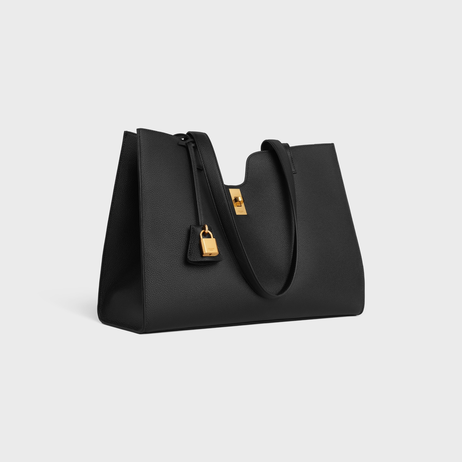 [CEL] CABAS 16 SOFT, GRAINED CALFSKIN – BLACK