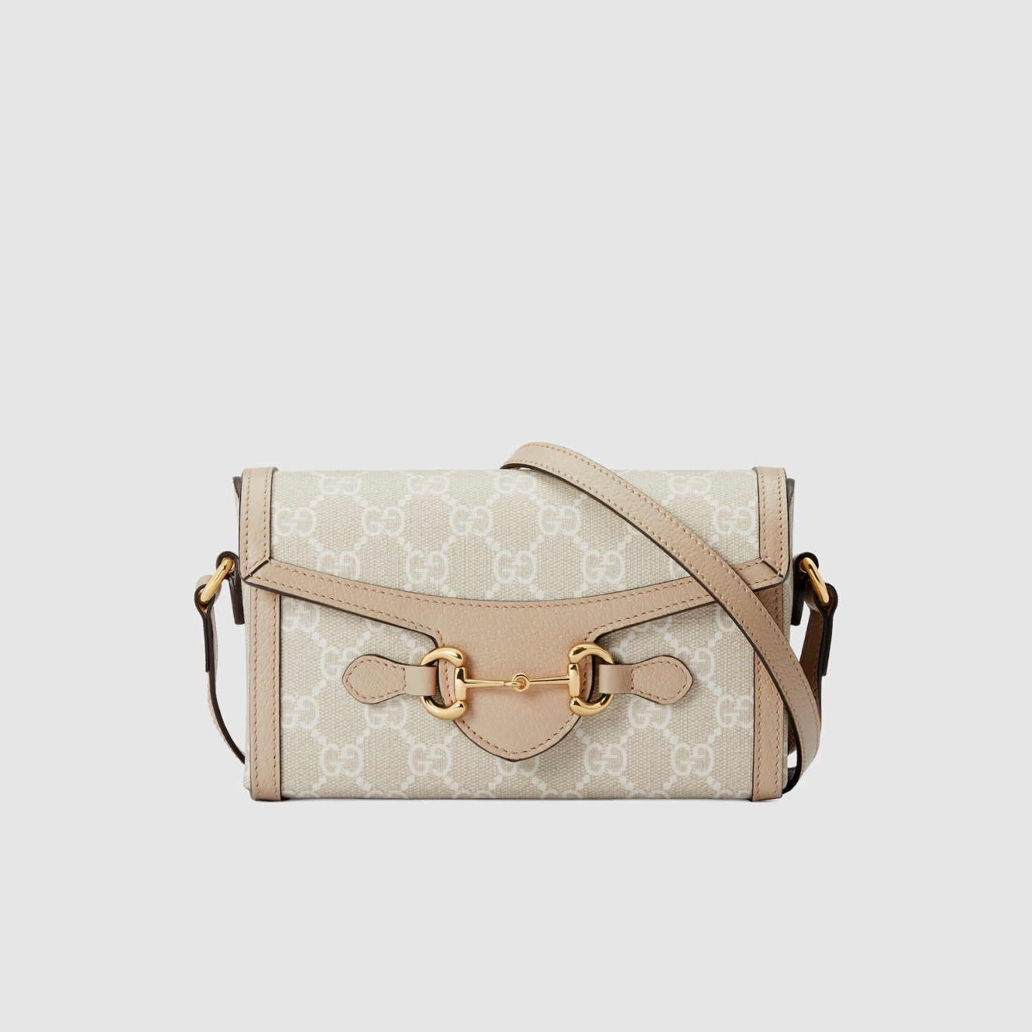 HORSEBIT 1955 MINI BAG, BEIGE AND WHITE