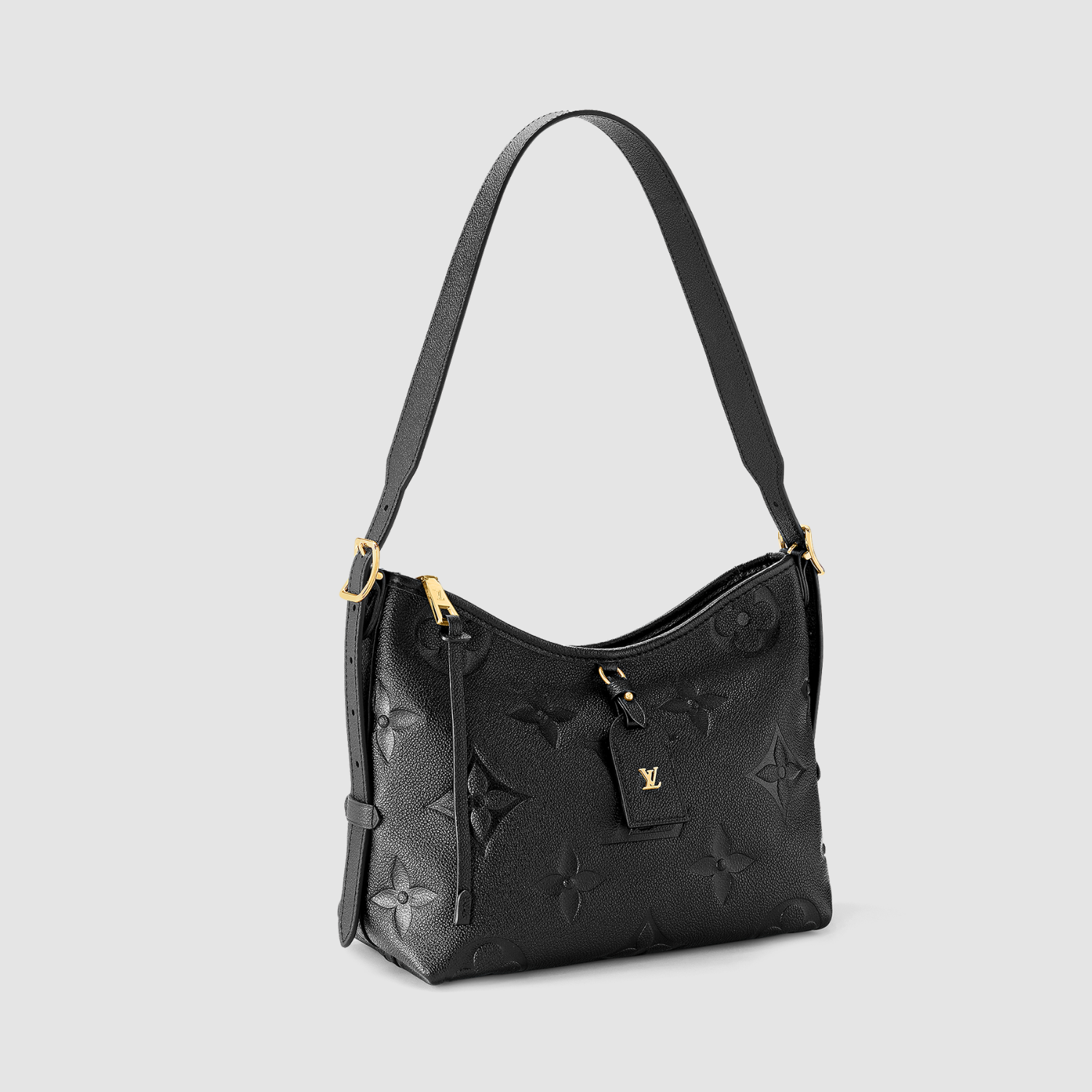 CARRYALL PM, MONOGRAM EMPREINTE LEATHER/ BLACK