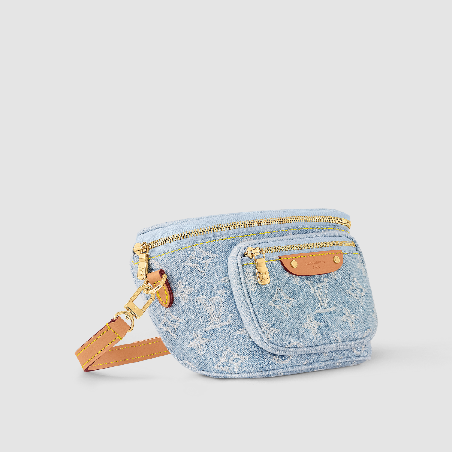 MINI BUMBAG, OTHER MONOGRAM CANVAS/ DENIM