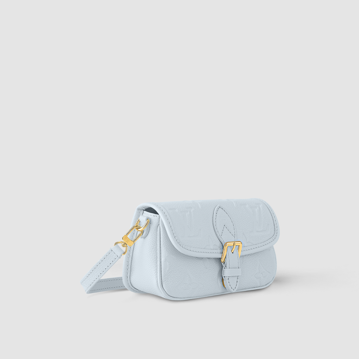 NANO DIANE, MONOGRAM EMPREINTE LEATHER/ OLYMPE BLUE