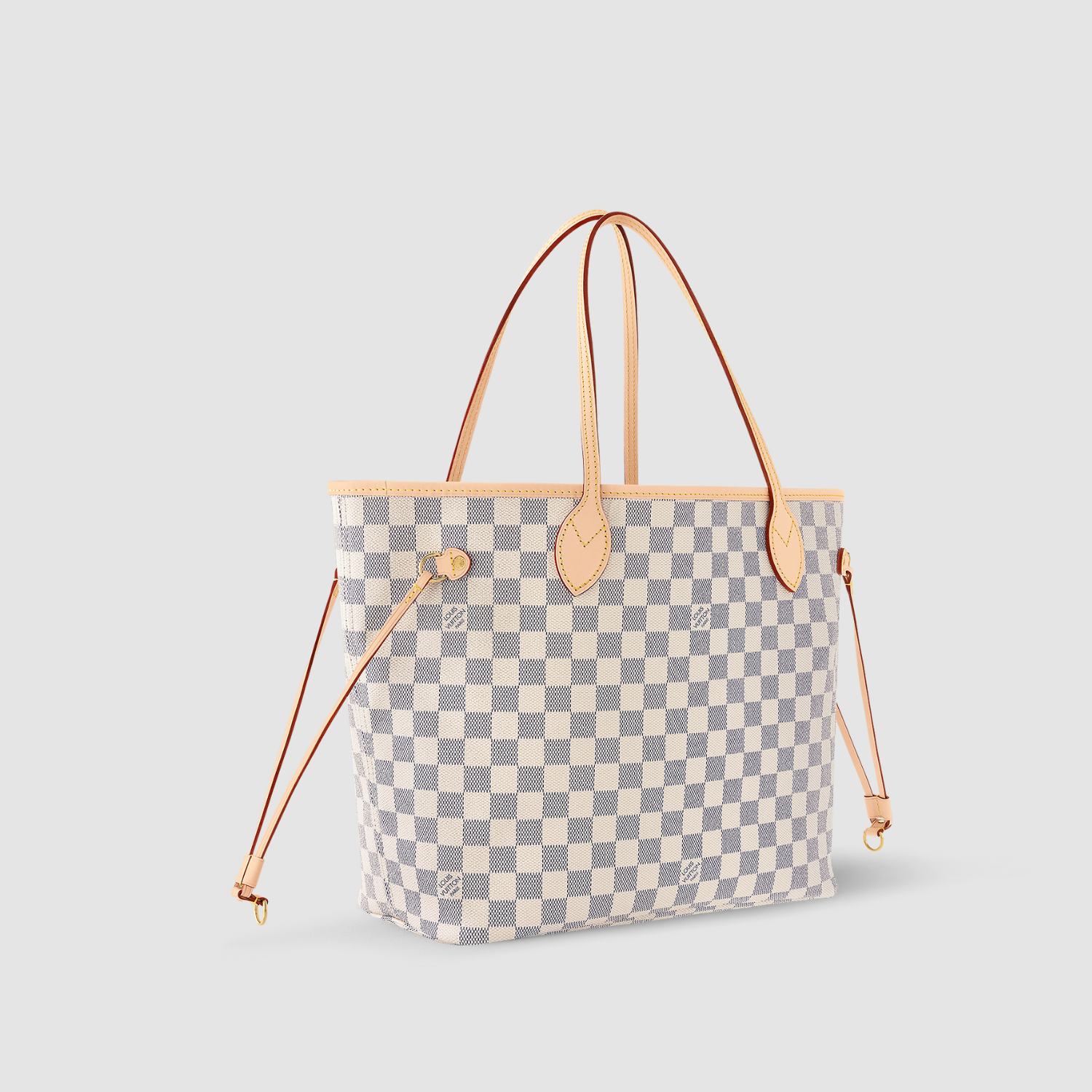 NEVERFULL MM, DAMIER AZUR/ ROSE BALLERINE