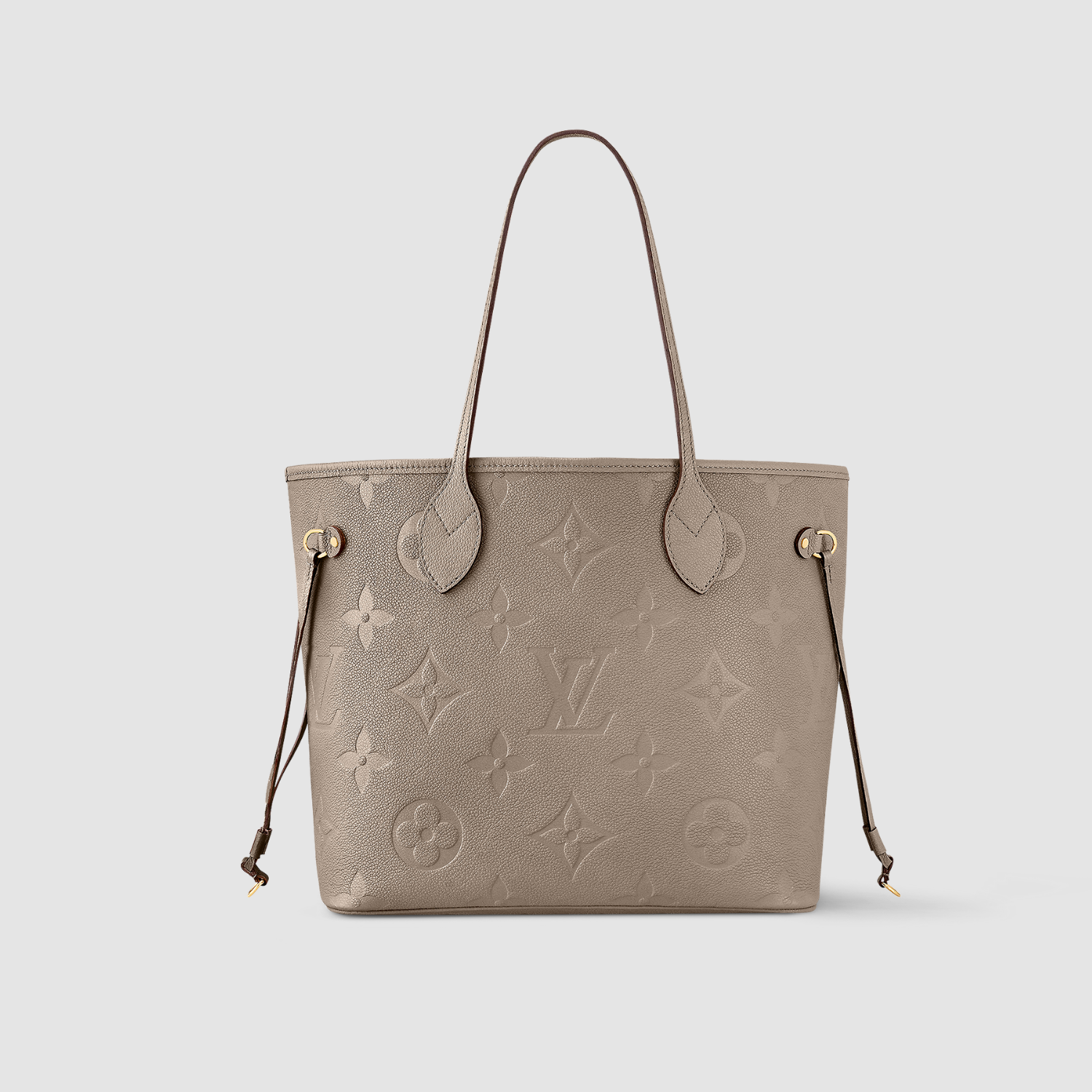 NEVERFULL MM, MONOGRAM EMPREINTE LEATHER/ TURTLEDOVE