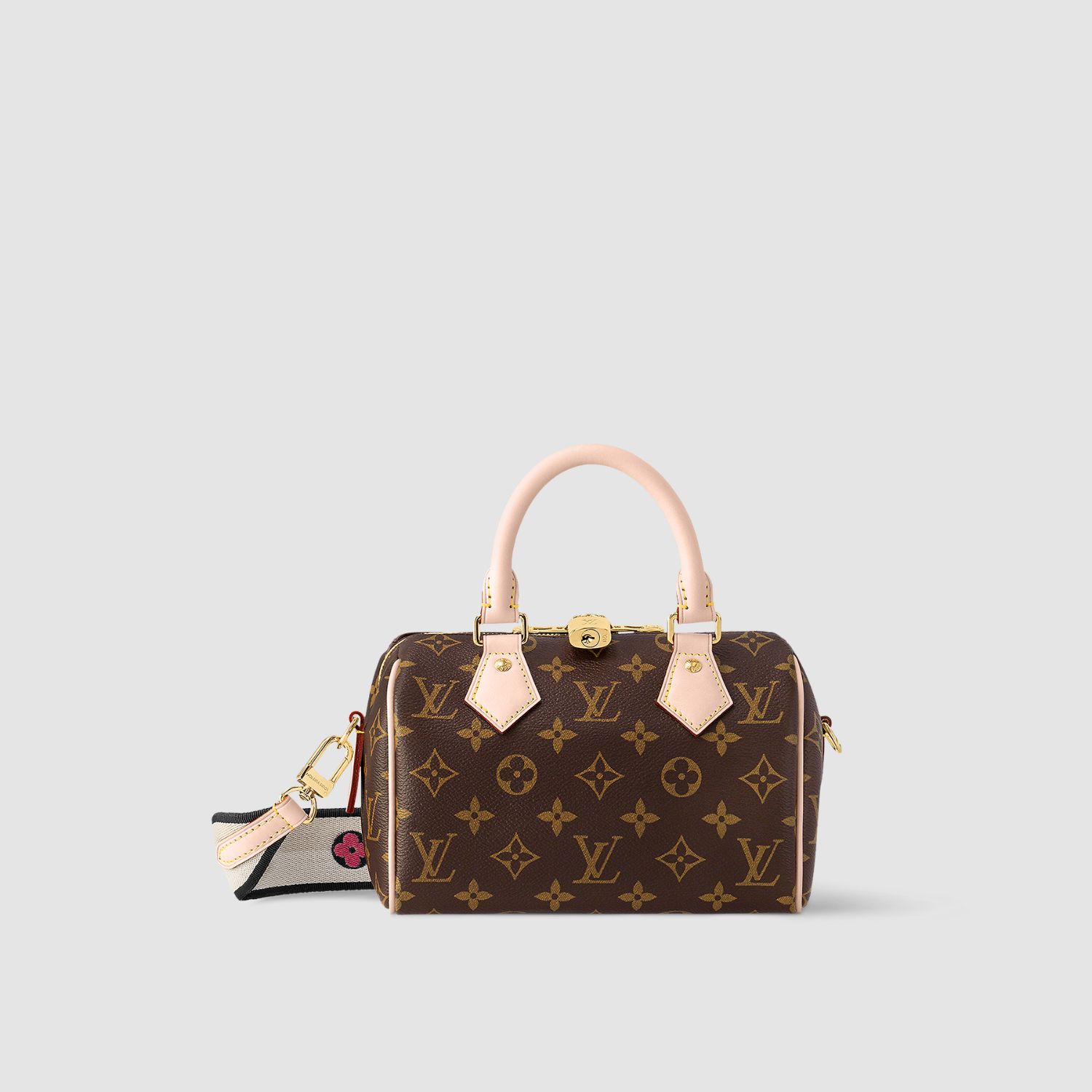 SPEEDY BANDOULIÈRE 20, MONOGRAM/ BLACK