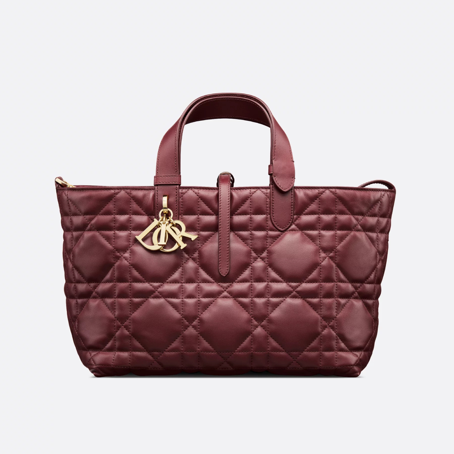 MEDIUM TOUJOURS BAG, BURGUNDY