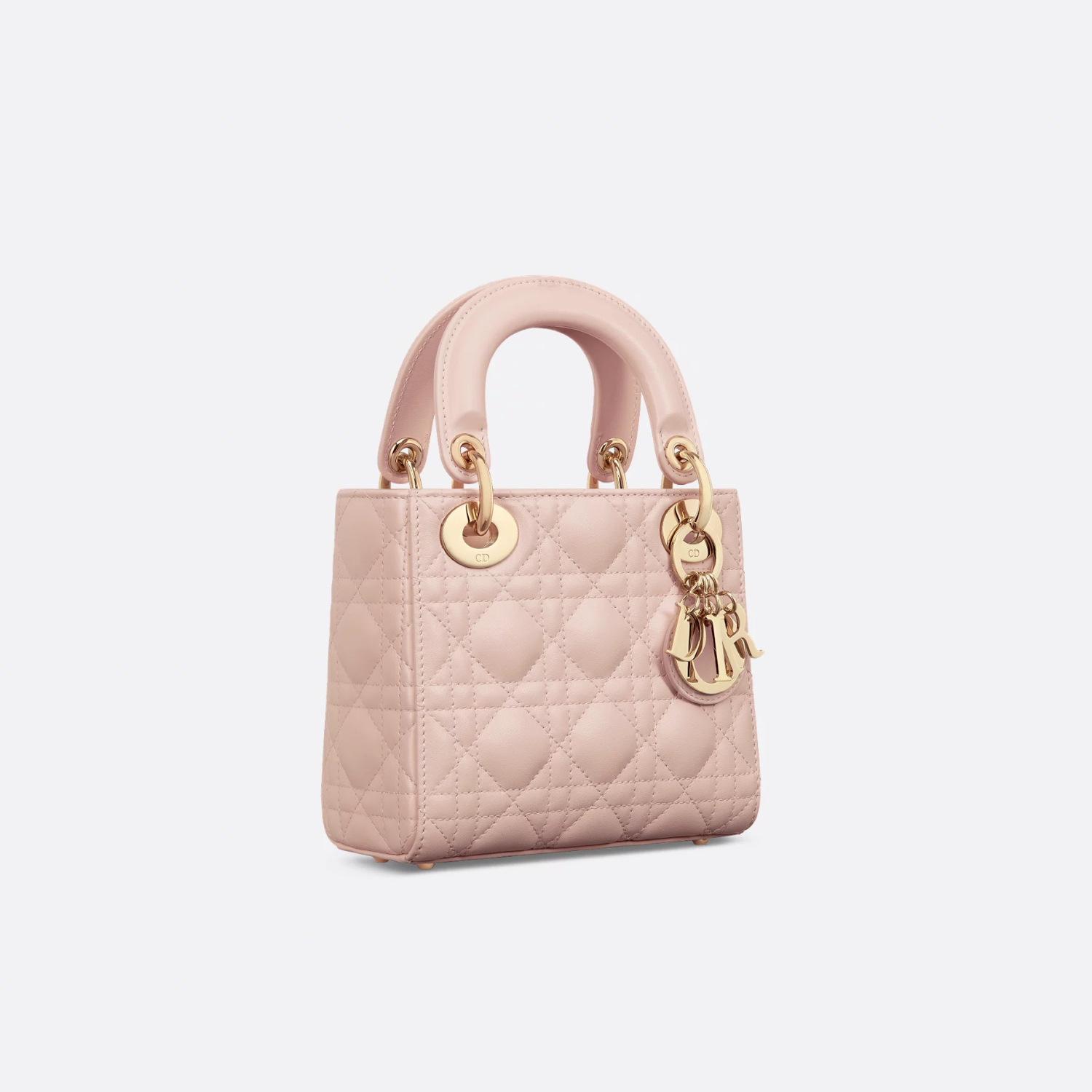 MINI LADY D BAG, POWDER PINK