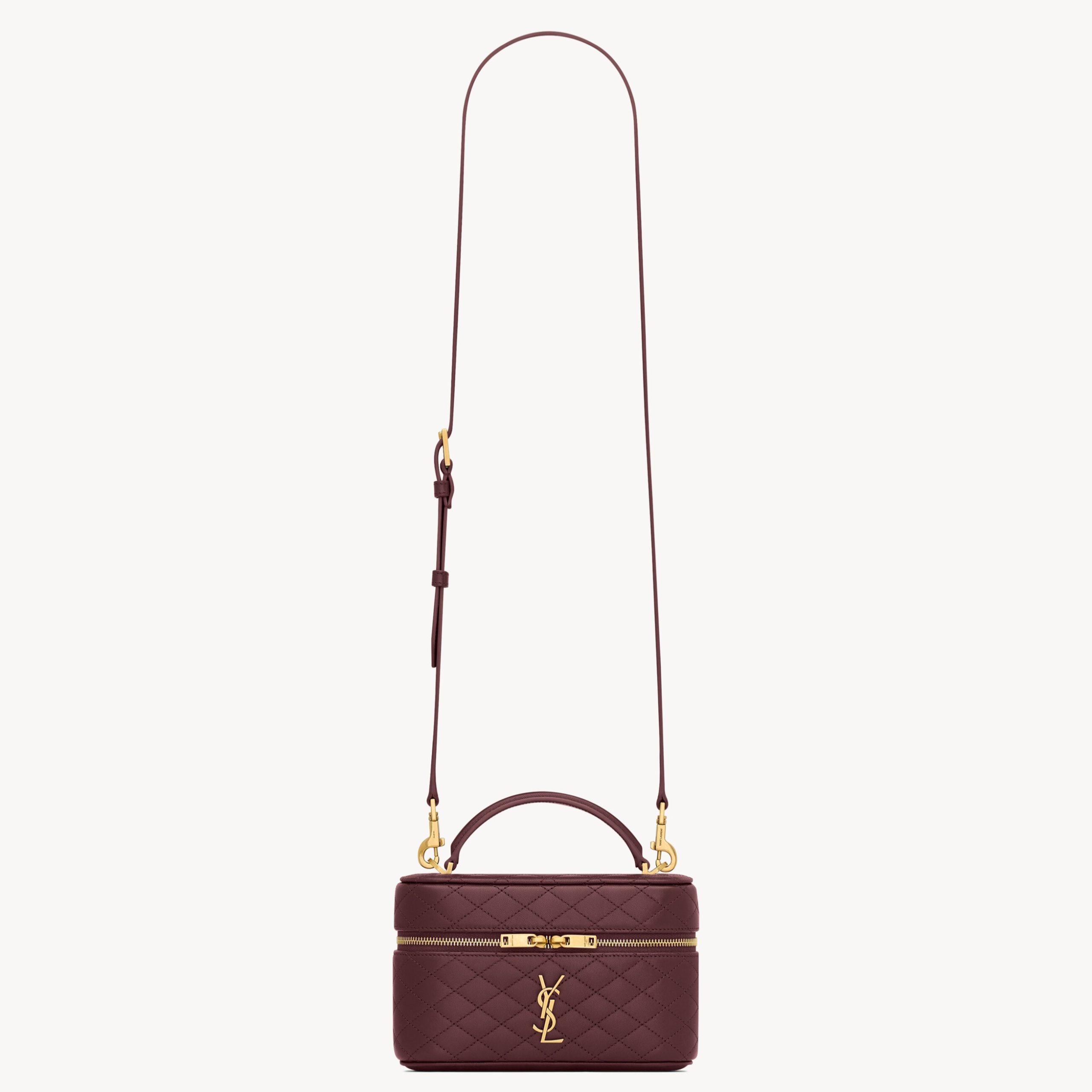 GABY VANITY BAG, ROUGE CABERNET