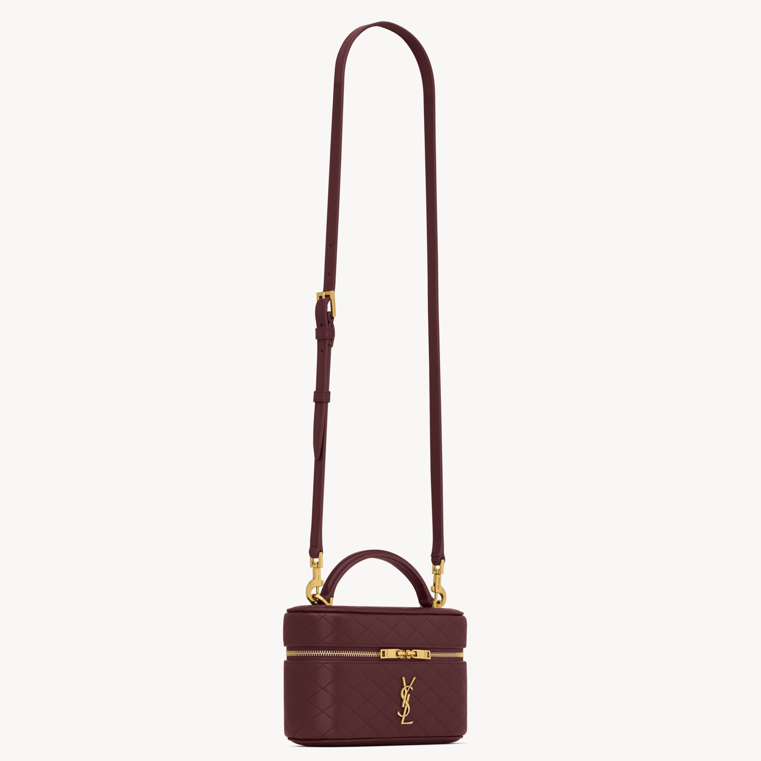 GABY VANITY BAG, ROUGE CABERNET