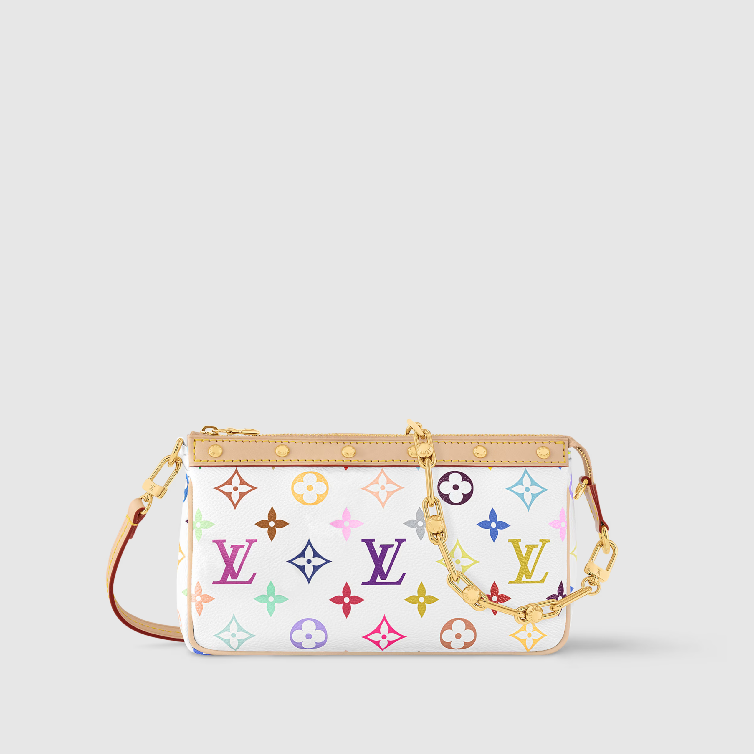 [LV] LV X TM POCHETTE ACCESSOIRES, MONOGRAM COATED CANVAS – MULTICOLORED