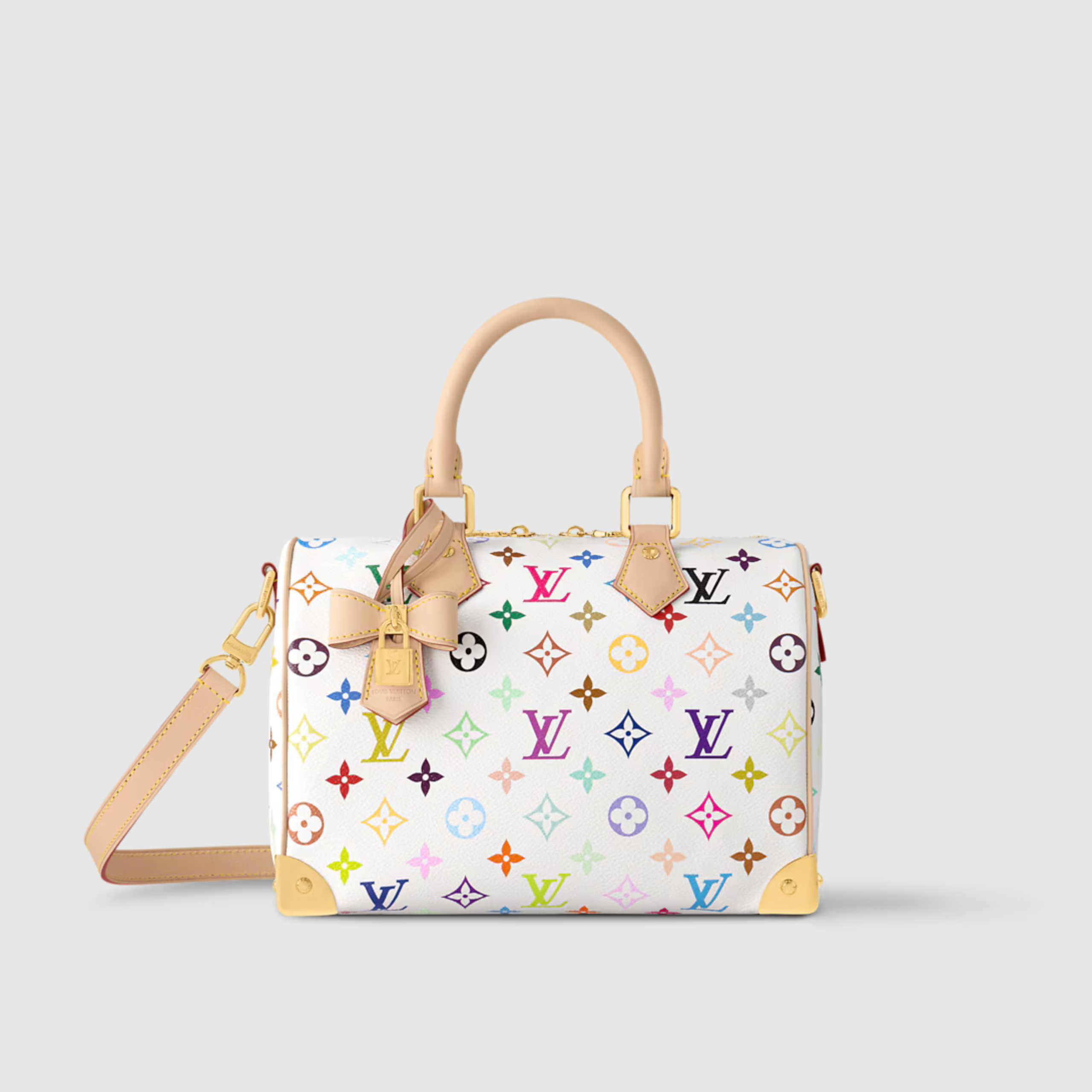 [LV] LV X TM SPEEDY BANDOULIÈRE 25, MONOGRAM COATED CANVAS – MULTICOLORED
