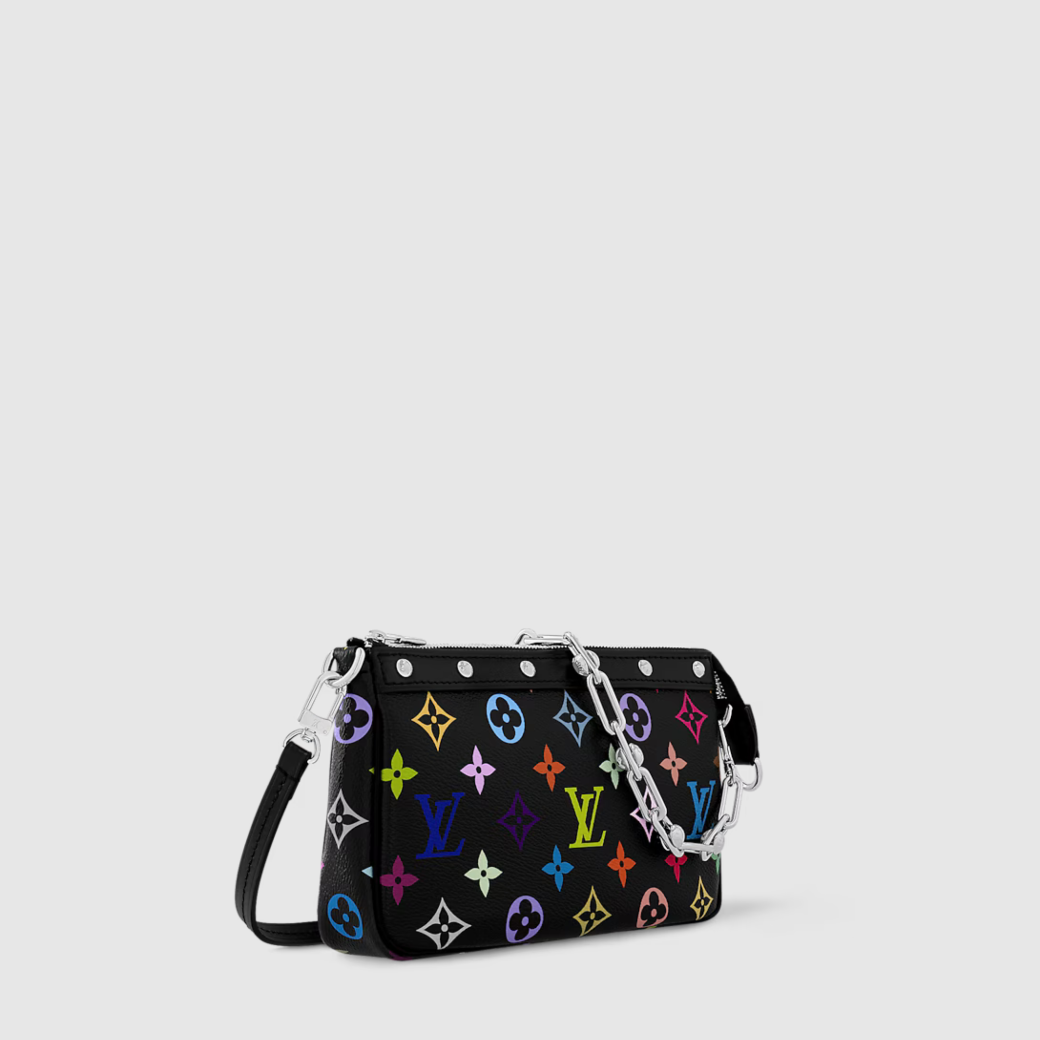 [LV] LV X TM POCHETTE ACCESSOIRES, MONOGRAM COATED CANVAS – MULTICOLORED