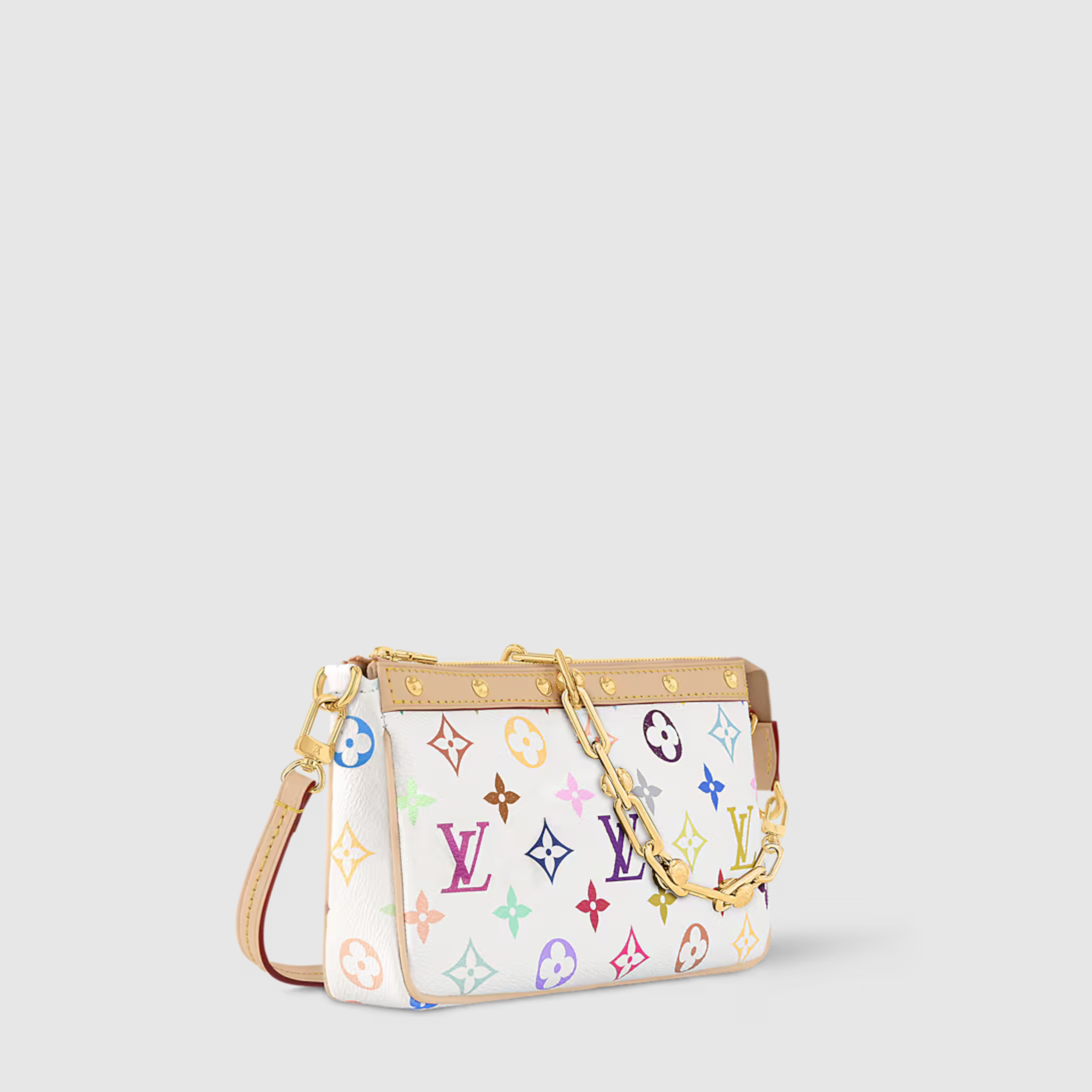 [LV] LV X TM POCHETTE ACCESSOIRES, MONOGRAM COATED CANVAS – MULTICOLORED