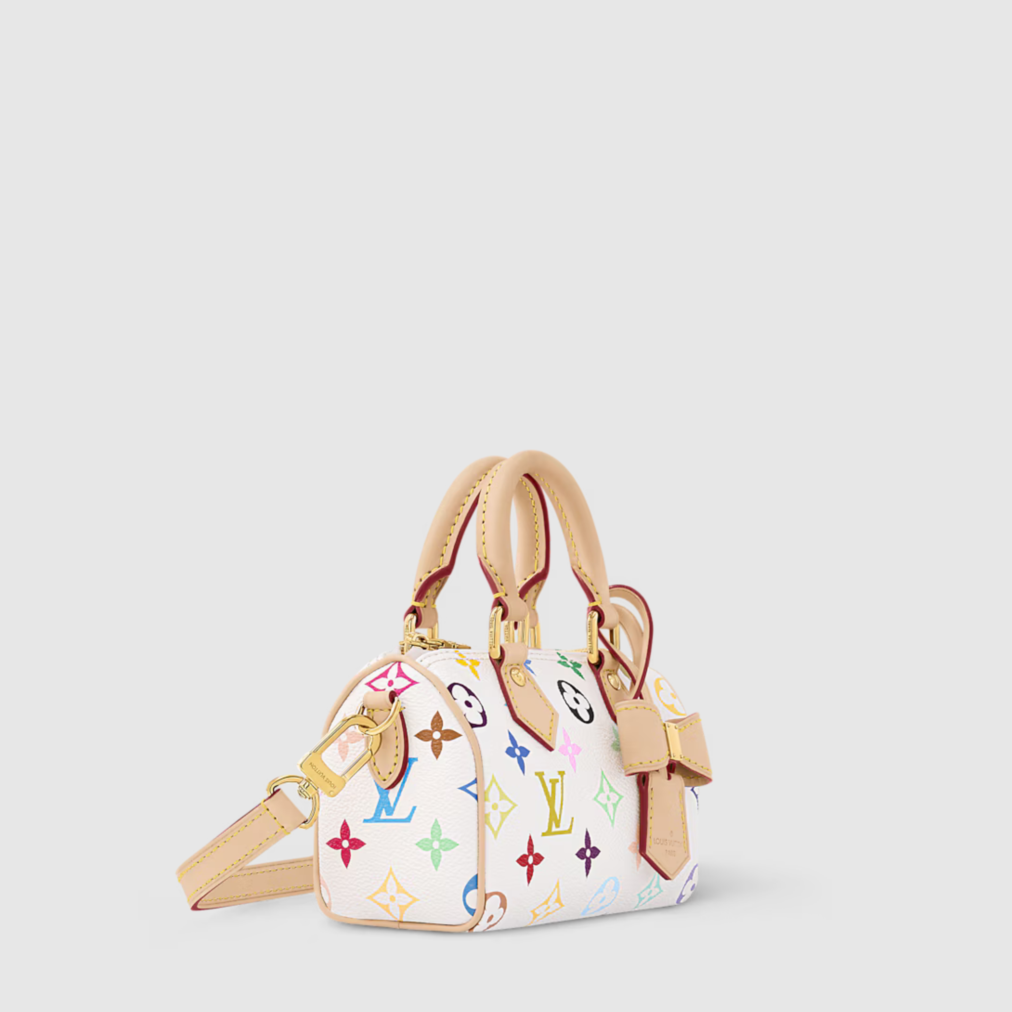 [LV] LV X TM NANO SPEEDY, MONOGRAM COATED CANVAS – MULTICOLORED