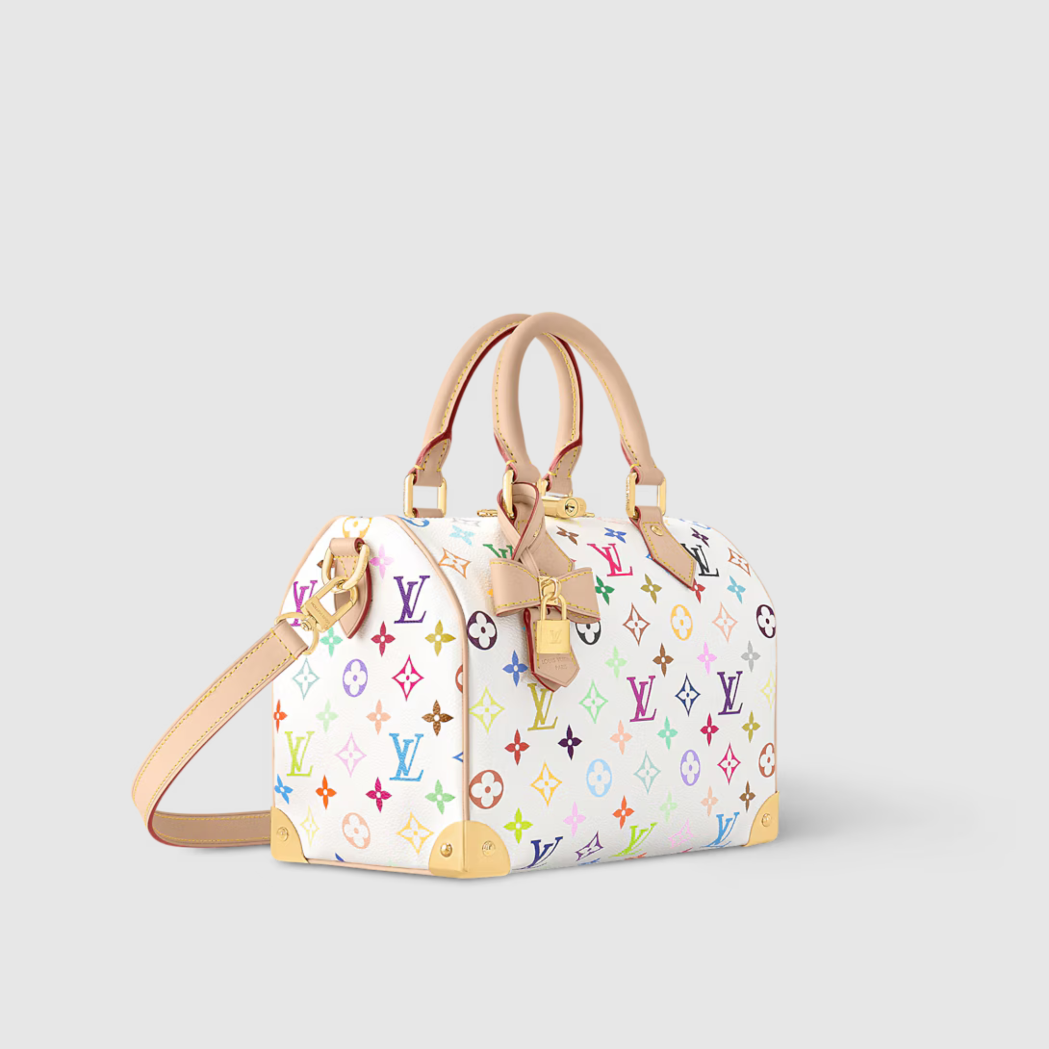 [LV] LV X TM SPEEDY BANDOULIÈRE 25, MONOGRAM COATED CANVAS – MULTICOLORED