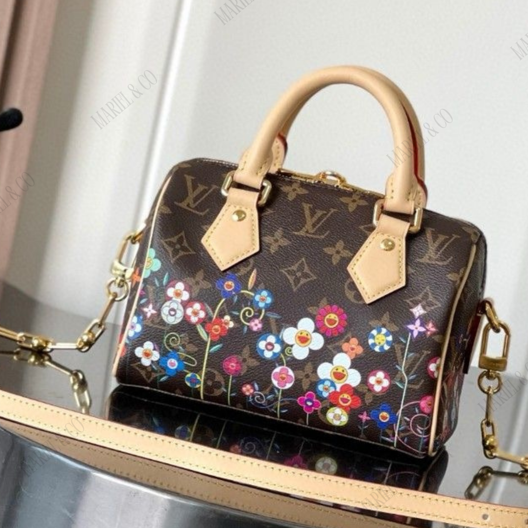 [LV] LV X TM SPEEDY BANDOULIÈRE 20, MONOGRAM COATED CANVAS – MULTICOLORED